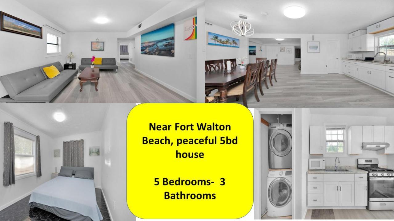 Near Fort Walton Beach, Peaceful 5 Bedrooms House エクステリア 写真
